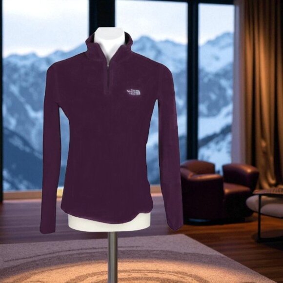 TNF 100 Glacier 1/4 Zip Pull-over Fleece - Picture 1 of 7